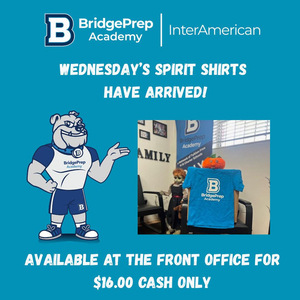The Wednesday Spirit T-shirt has arrived at Interamerican. 