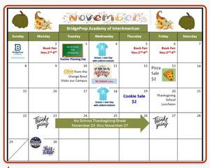 ✨November 2026 Activity Calendar ✨